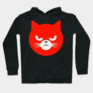 Surly Cat Red Hoodie